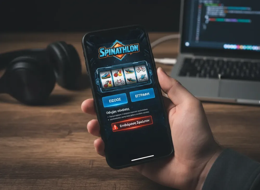Οδηγίες σύνδεσης Spinathlon login και επιδιόρθωση σφαλμάτων